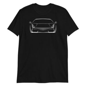 Lamborghini Gallardo Front Outline - Short-Sleeve Unisex T-Shirt